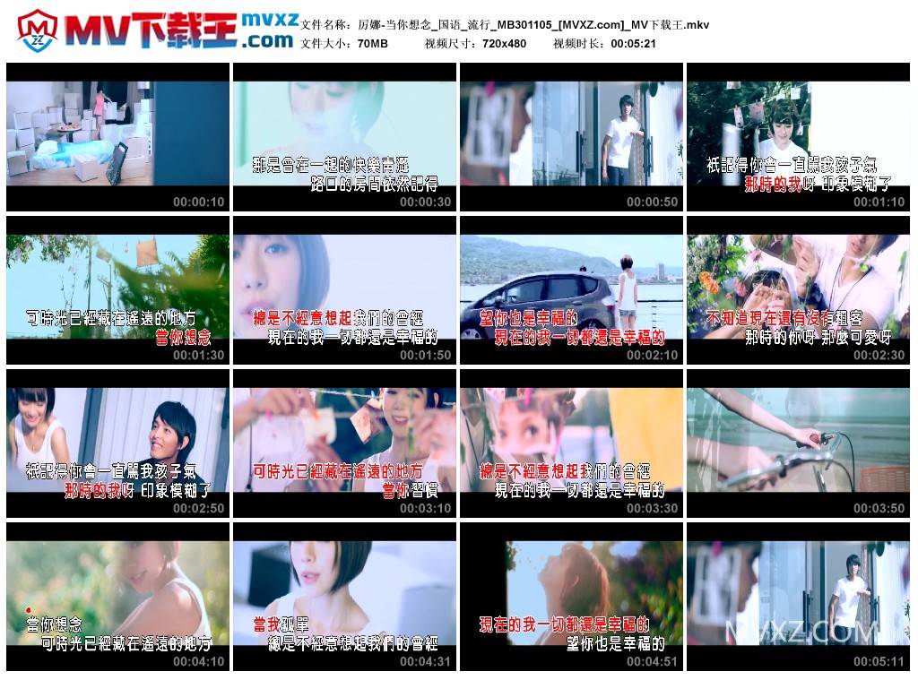 厉娜-当你想念_国语_流行_MB301105